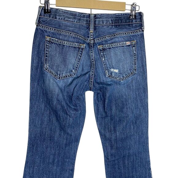 Vtg Gap 1969 Jeans Womens 1 (27x29) Western Boot Cut Denim Cowgirl Low Rise Y2K - Picture 8 of 12